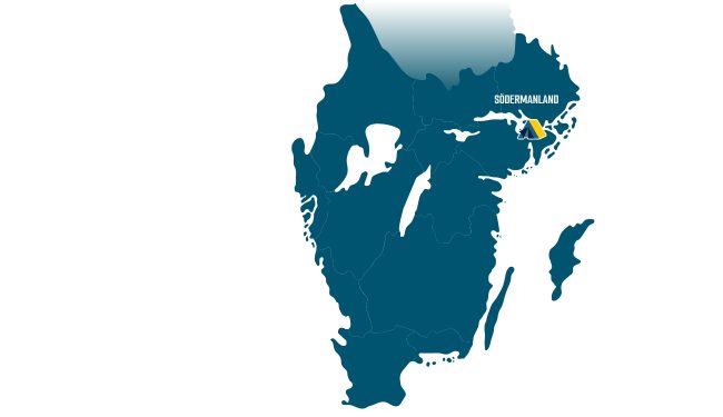 Södermanland anläggning kartabild