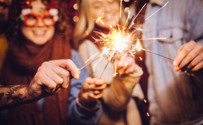Silvester in Schweden.